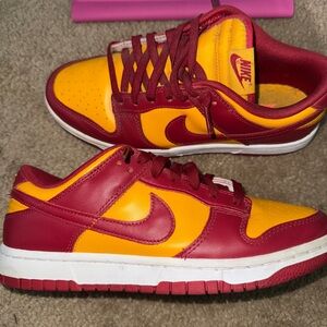 Yellow and red dunks